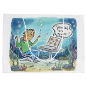 You're on Mute ラージペーパーバッグ (裏面)