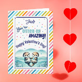You're Otterly Amazing cute otter Valentine シーズンカード