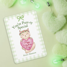 You're Purr-ty Special Kitty Cat Valentine's Day N