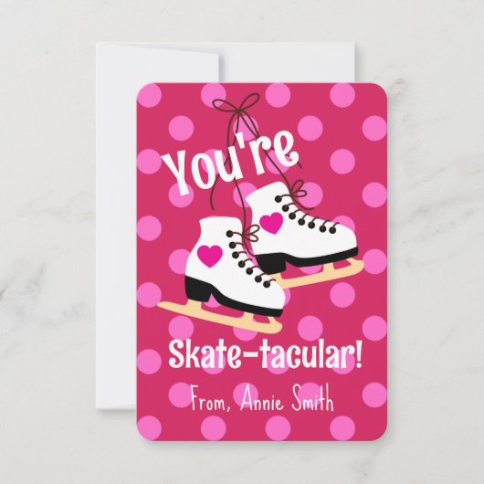 You're Skate-tacular Valentine 招待状 (正面)