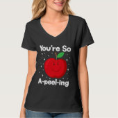 You're So A-peel-ing Fruit Cute Fruit Eater Basket Tシャツ (正面)