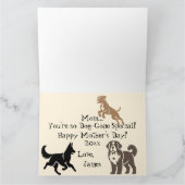 You're so Dog-Gone Special Mother's Day Card カード (内部)