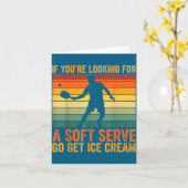 You're Soft Pickleball Serve If Looking Player Lau カード (黄色い花)