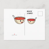 You're Souper Cook And Soup Lover インビテーションポストカード (裏面)