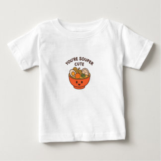 You're Souper Cute – Funny Kids T-Shirt ベビーTシャツ