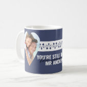 Youre Still The One Photos パーソナライズされた Blue コーヒーマグカップ (正面左)