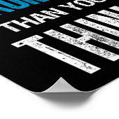 You're Stronger Than You Think Motivational  ポスター (角)