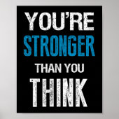 You're Stronger Than You Think Motivational  ポスター (正面)