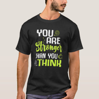 You're Stronger Than you Think Workout Fitness Ins Tシャツ