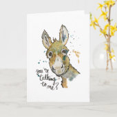 You're talking to me ? カード (黄色い花)