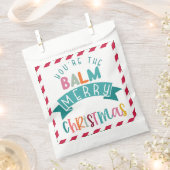 you're the balm merry Christmas gift Note Card フェイバーバッグ (クリップ留めされた状態)