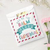 you're the balm merry Christmas gift Note Card フェイバーバッグ (封をした状態)