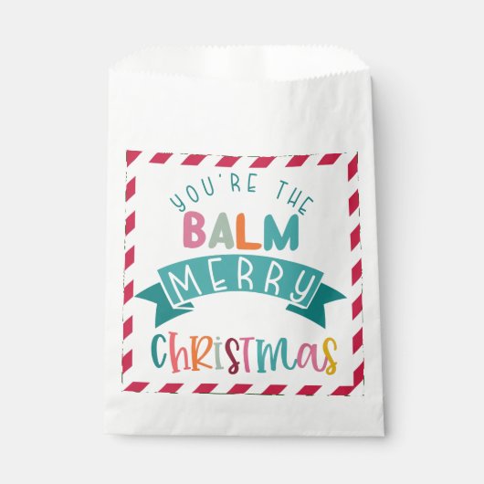 you're the balm merry Christmas gift Note Card フェイバーバッグ (正面)
