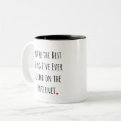 You're the Best Thing I've Ever Found Coffee Mug ツートーンマグカップ (正面左)