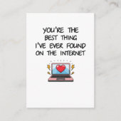 You're The Best Thing I've Ever Found On Internet  エンクロージャーカード (正面)