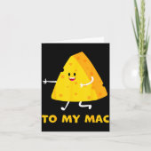 You're The Cheese To My Mac Funny Matching Couples カード (正面)