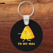You're The Cheese To My Mac Funny Matching Couples キーホルダー (正面)