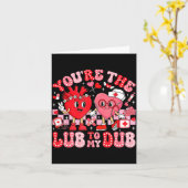 You're The Lube To My Dub Cvicu Valentine Cardiac  カード (黄色い花)