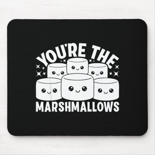 You're The Marshmallows To My Hot Cocoa Valentine' マウスパッド (正面)