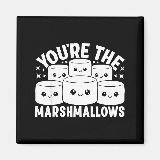 You're The Marshmallows To My Hot Cocoa Valentine' マグネット (正面)