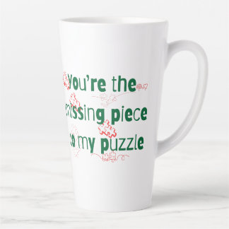 You're the missing piece to my puzzle Couple Quote カフェラテマグ