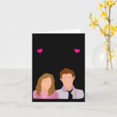 You're The Pam To My Jim Valentine’s Day Couple Ma カード (黄色い花)