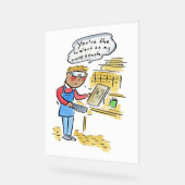 You're the walnut on my woodbench アクリルサイン (傾斜)