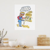 You're the walnut on my woodbench ポスター (キッチン)