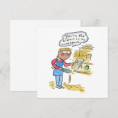 You're the walnut on my woodbench 招待状 (正面/裏面)