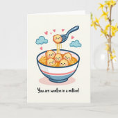 Youre Wonton In A Million Card カード (黄色い花)