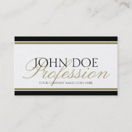 YourJobTitle金ゴールドスクリプト 名刺