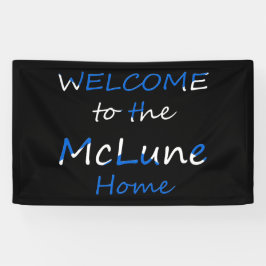 YourNameホームへようこそスコットランド国旗bnrcnt 横断幕