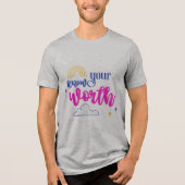#YourOwnWorthT-Shirt トライブレンドTシャツ (正面)