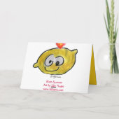 Your're私の主要な圧搾のバレンタイン愛カード シーズンカード (裏面)