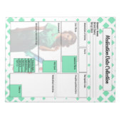 Yoursel _の投薬データ収集を自慢しない ノートパッド (正面)