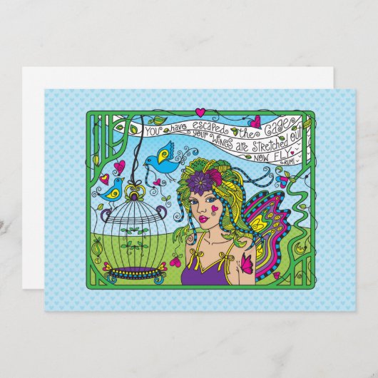 Yourself信じ_Flatカード7" x 5" (正面/裏面)