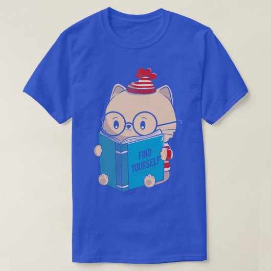 YoursJourney Healing Cat Book by Tobe Fonseca Tシャツ (デザイン正面)