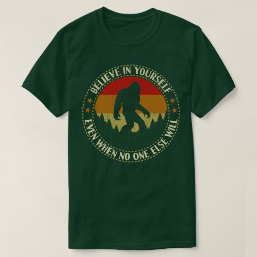 YoursRetro信じヴィンテージ Tシャツ (デザイン正面)