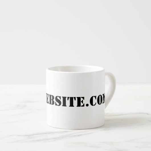 YourWebSite.com エスプレッソカップ (正面右)