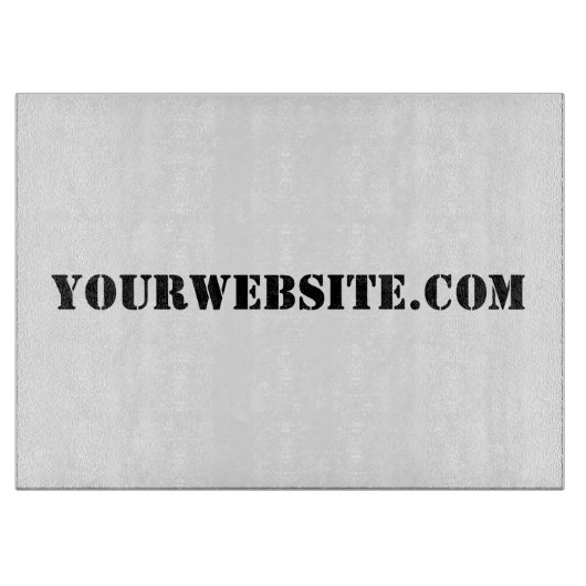 YourWebSite.com カッティングボード (正面)