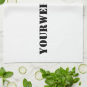 YourWebSite.com キッチンタオル (折り畳み)