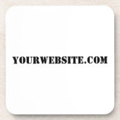 YourWebSite.com コースター (正面)