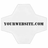 YourWebSite.com サッカーボール (フラット)