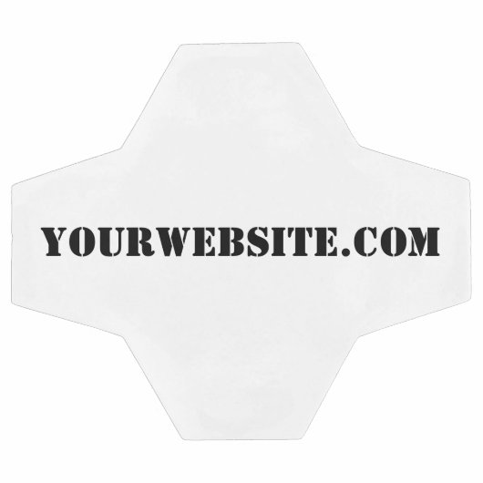 YourWebSite.com サッカーボール (フラット)