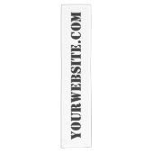 YourWebSite.com ショートテーブルランナー (正面)