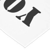 YourWebSite.com ショートテーブルランナー (コーナー)