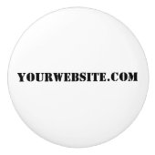 YourWebSite.com セラミックノブ (正面)