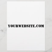 YourWebSite.com チラシ (正面)