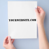 YourWebSite.com チラシ (手)
