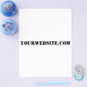 YourWebSite.com チラシ (シングル)